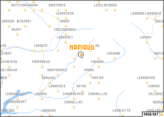 map of Mariaud