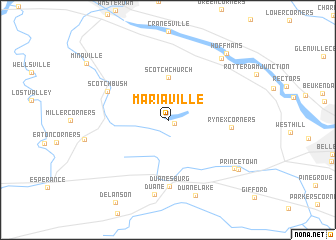 map of Mariaville