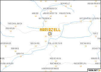 map of Mariazell