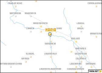 map of María