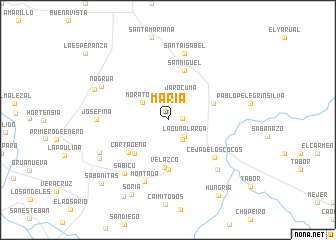 map of María