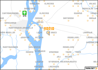 map of María