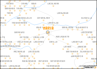 map of María