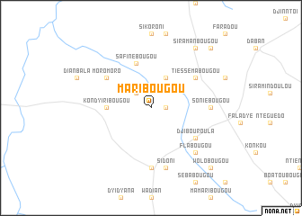 map of Maribougou