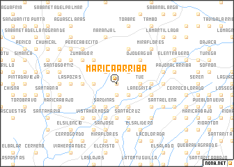 map of Marica Arriba