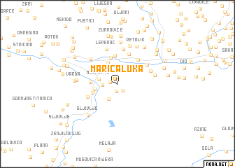 map of Marića Luka