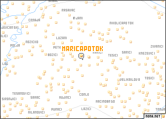 map of Marica Potok