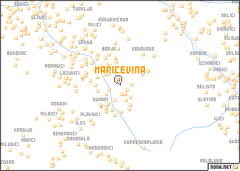 map of Marićevina