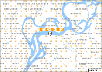 map of Marichākāndi