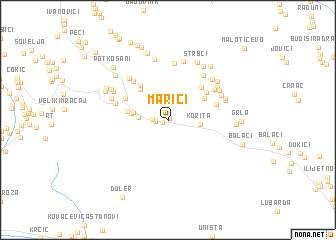 map of Marići