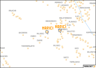 map of Marići