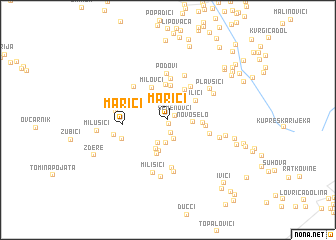 map of Marići