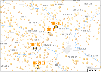 map of Marići