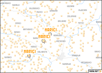 map of Marići