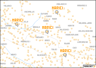 map of Marići