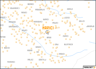 map of Marići