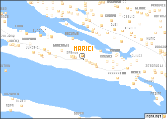 map of Marići