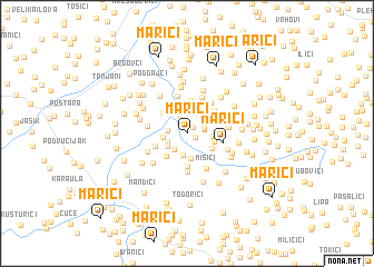 map of Marići