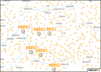 map of Marići