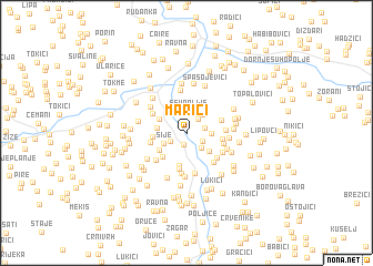 map of Marići