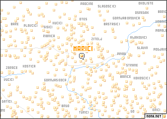 map of Marići