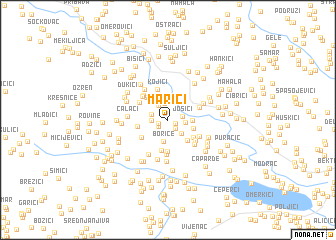 map of Marići