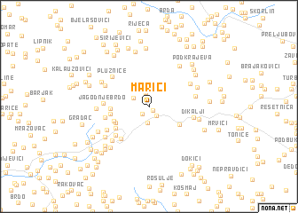 map of Marići