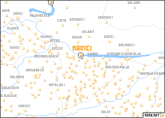 map of Marići