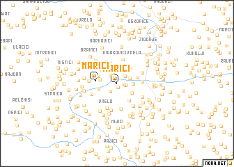 map of Marići