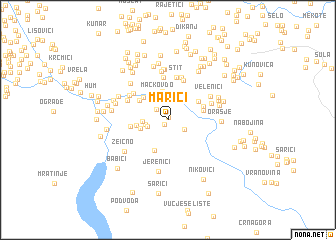 map of Marići