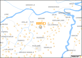 map of Marići