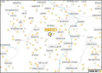 map of Marići