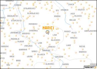 map of Marići