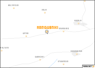 map of Mari-Dubniki