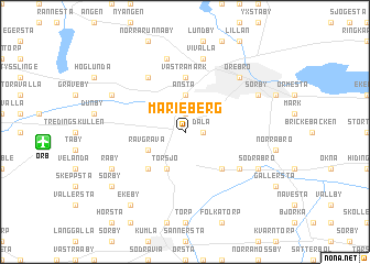 map of Marieberg