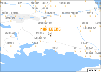 map of Marieberg