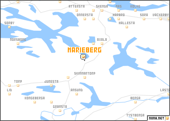map of Marieberg