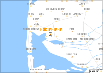 map of Mariekirke