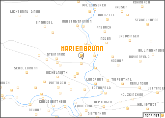 map of Marienbrunn