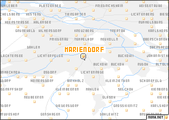 map of Mariendorf