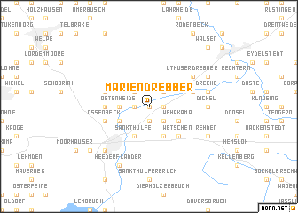 map of Mariendrebber