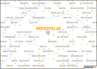 map of Marienfelde