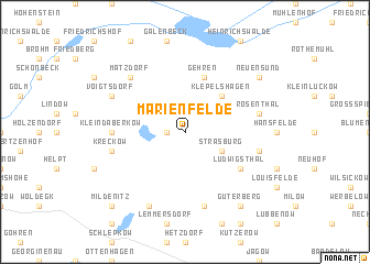 map of Marienfelde