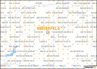 map of Marienfeld