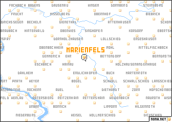 map of Marienfels