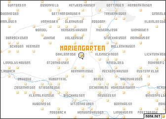 map of Mariengarten