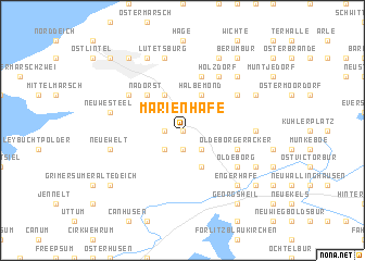 map of Marienhafe