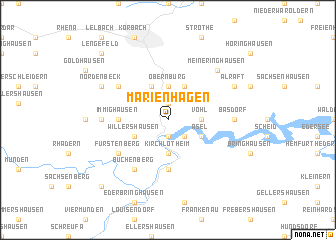 map of Marienhagen