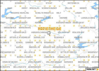 map of Marienheide