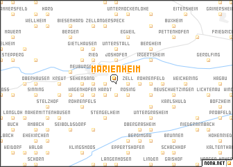 map of Marienheim